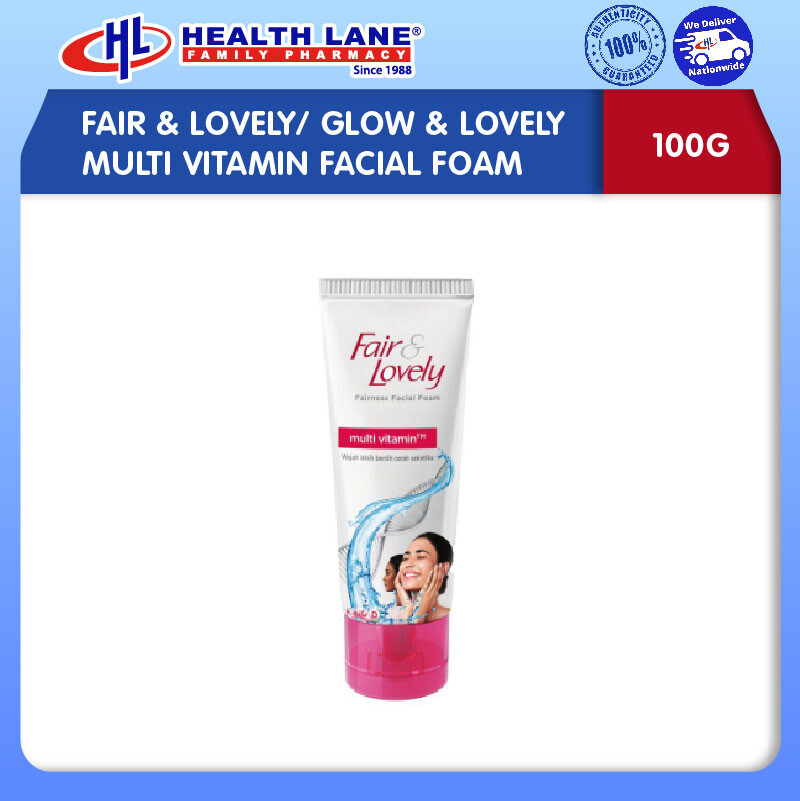 FAIR & LOVELY/ GLOW & LOVELY MULTI VITAMIN FACIAL BERBUIH 100G